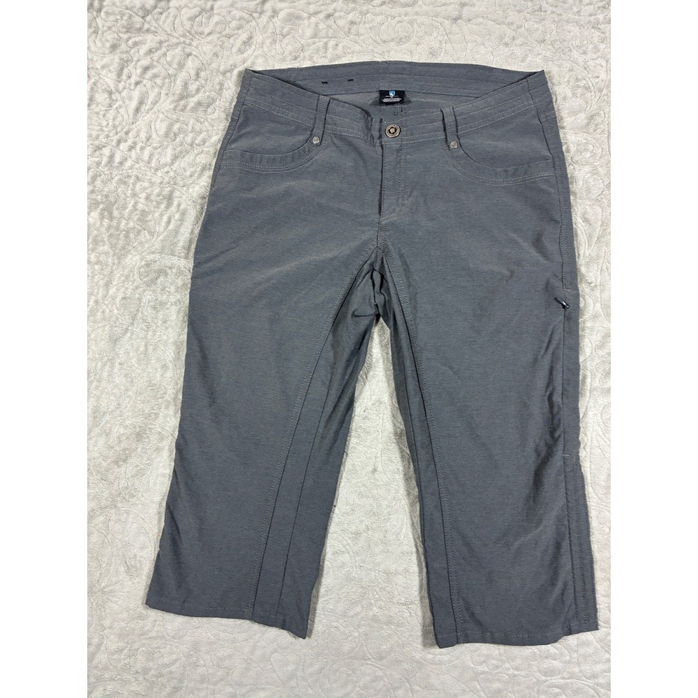 Kuhl Womens Hiking Capri Pants Size 8 Trekr Pull-On Kapri Trail Nylon Granola